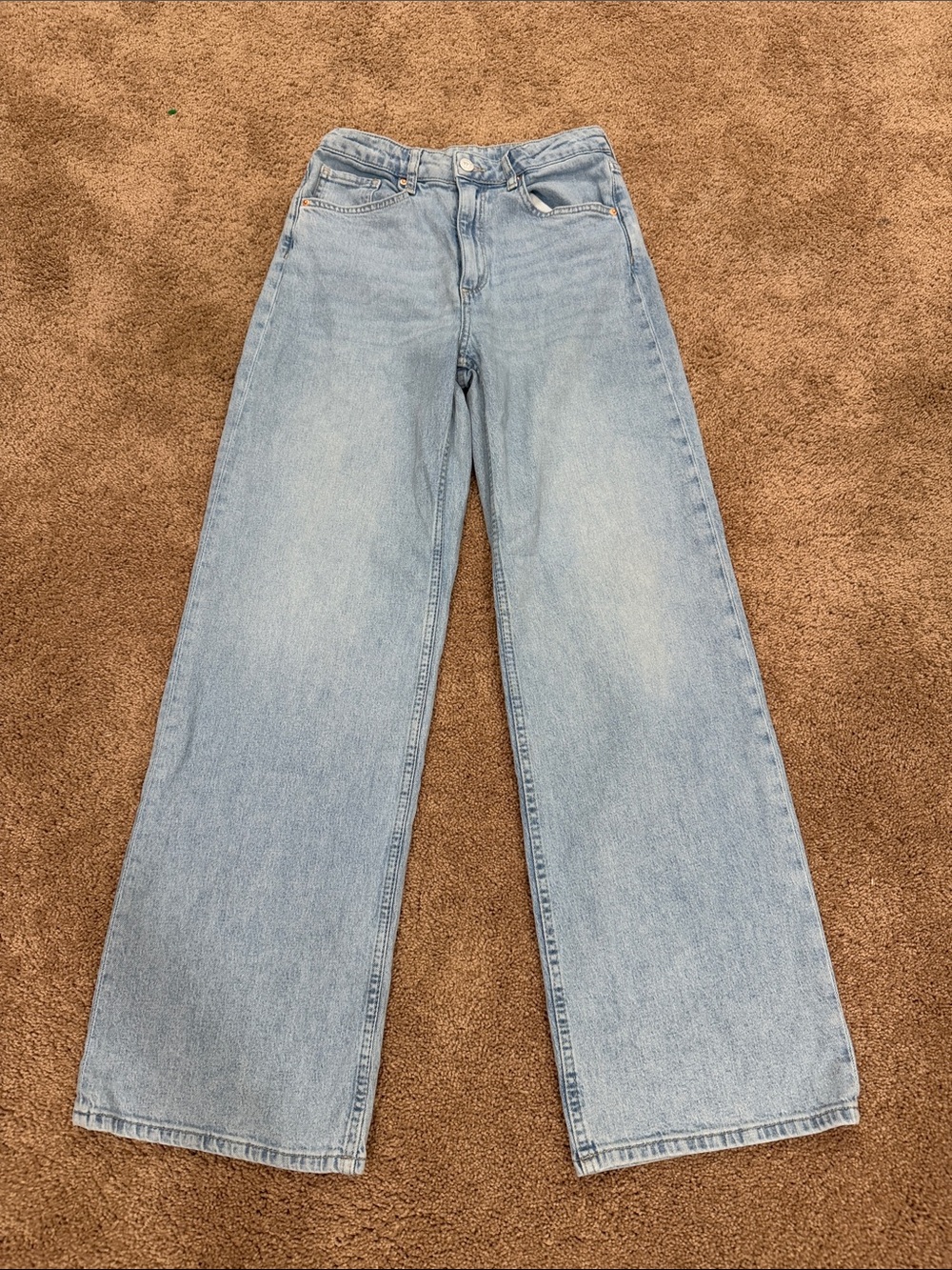 H&M Light Blue Wide Leg Jeans